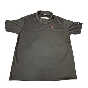 Nike Golf Dri Fit Mens XL Black Short Sleeve‎ Polo Shirt Kamado Joe Embroidered